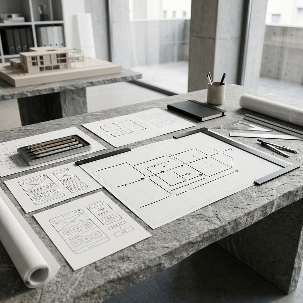 Goldspade definition strategy wireframe workspace